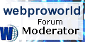 WebProWorld forum moderator button